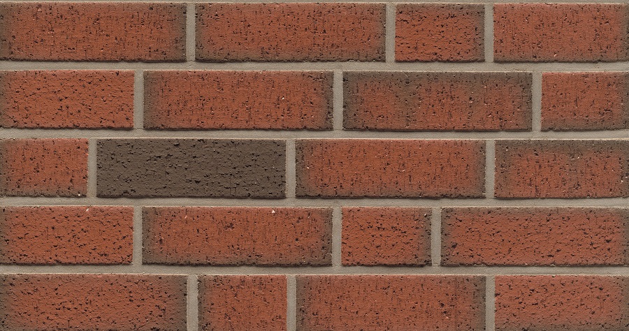 313 Red Flashed Velour Thin Brick