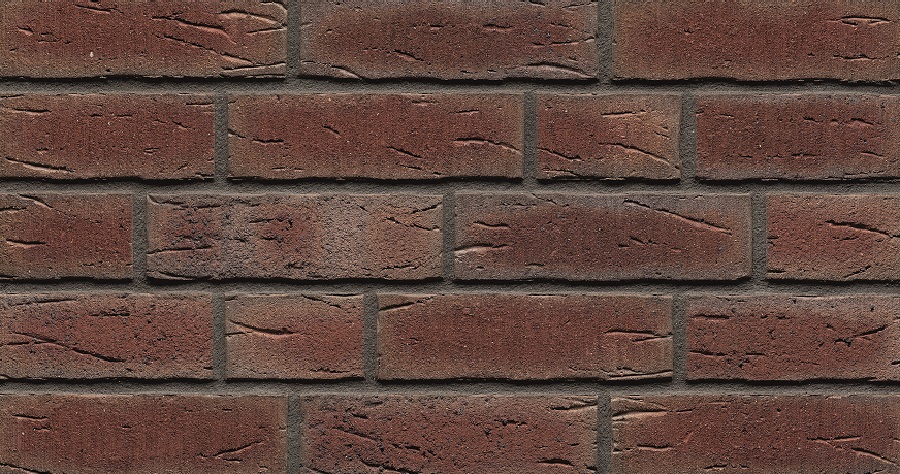 664 Deep Wine Handform Thin Brick