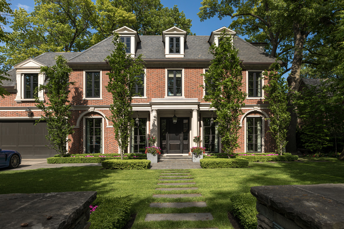 Brick Home with Georgian and Shenandoah