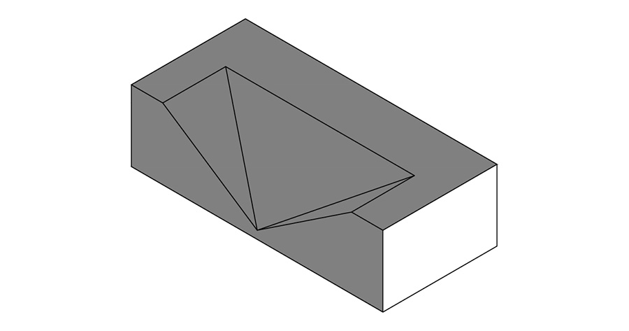 Prism custom molded brick shape