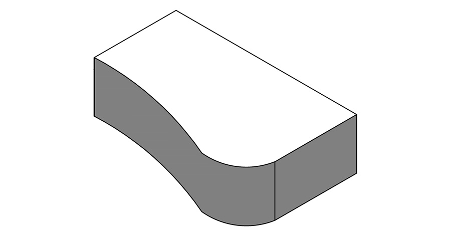 Swordfish custom molded brick shape