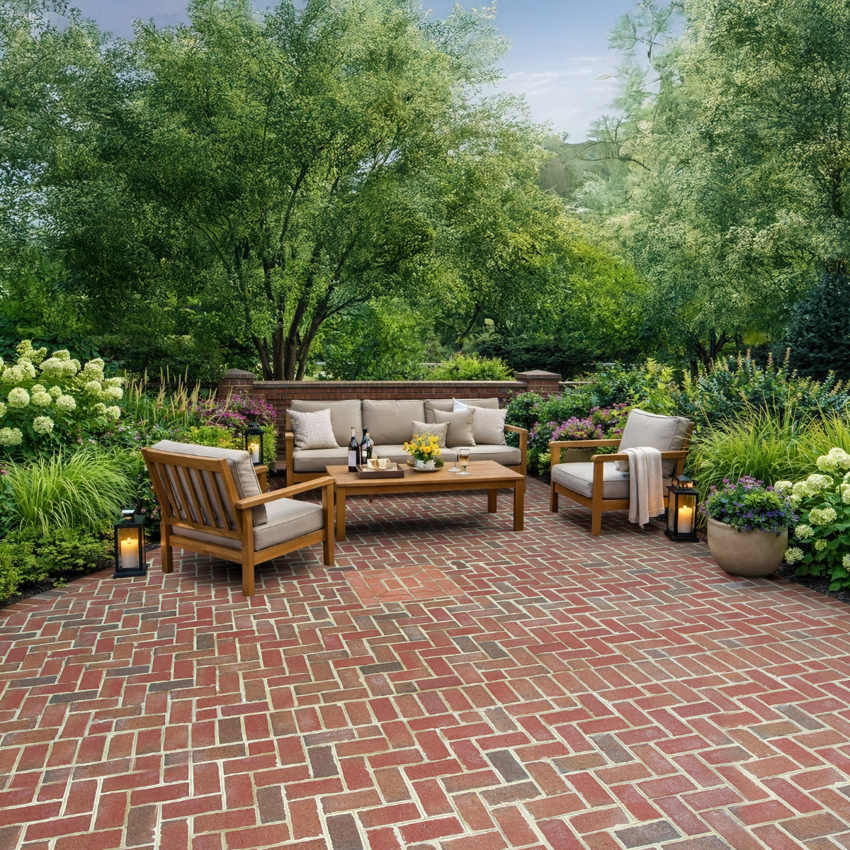 durable clay brick pavers