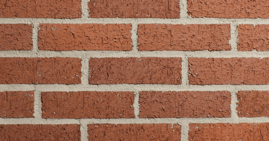 Cherry Red Velour Thin Brick 1/2"