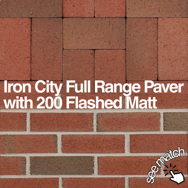 iron city red range paver