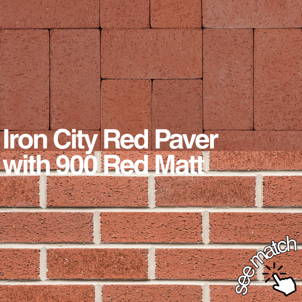 iron city red paver