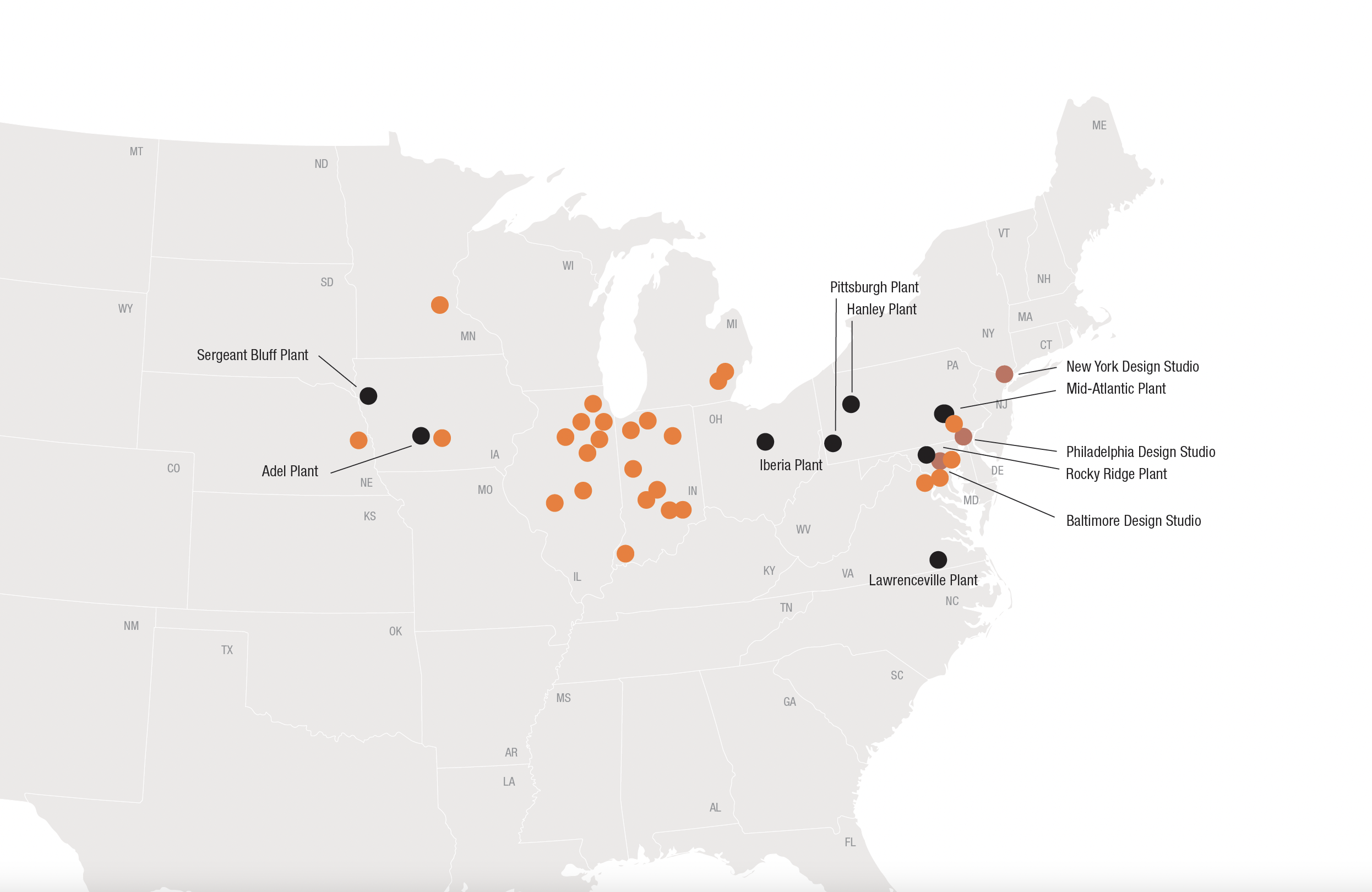 glen gery manufacturing locations