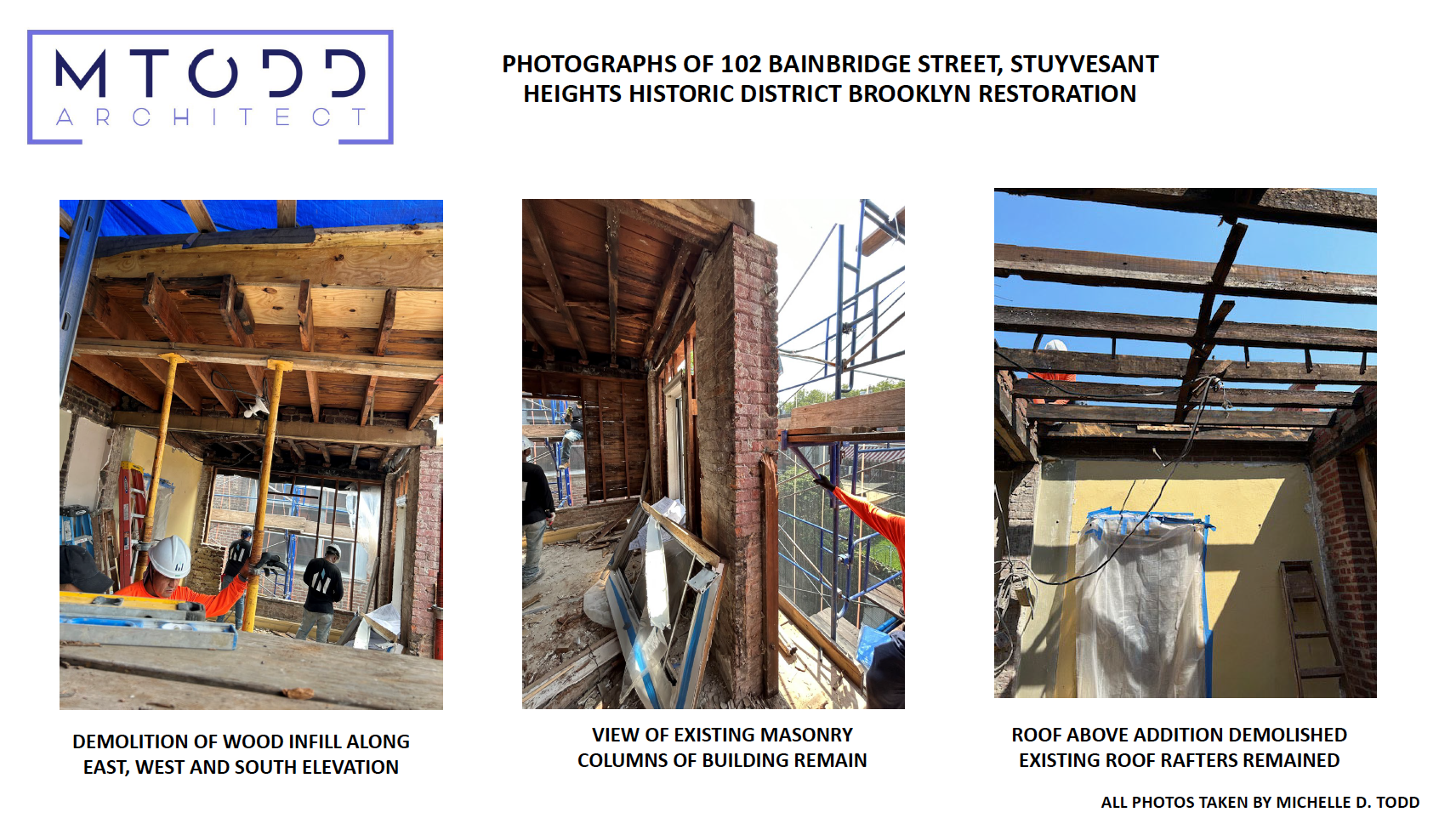 102 bainbridge construction brick architecture michelle todd architects