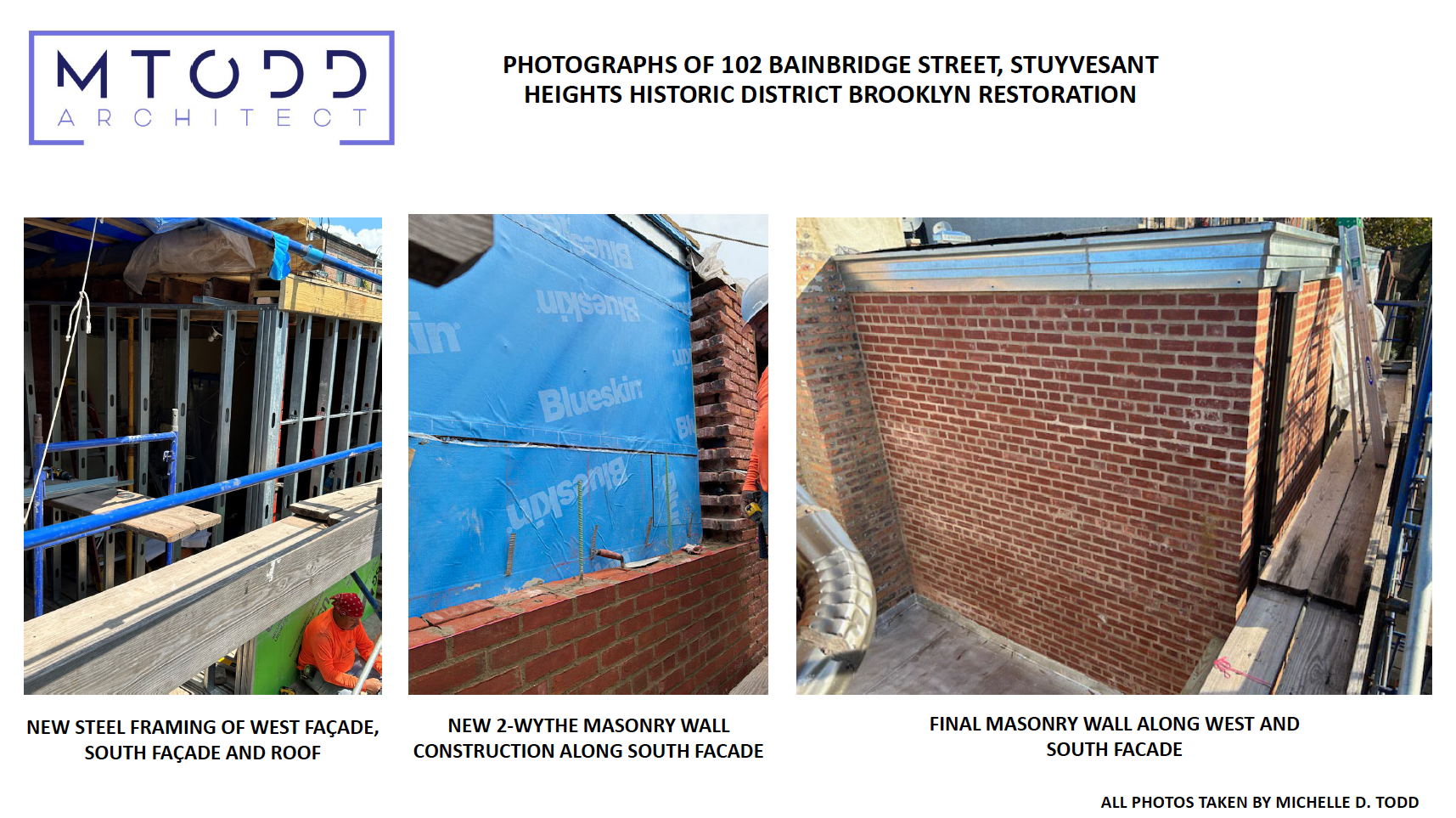 102 bainbridge construction brick architecture michelle todd architects
