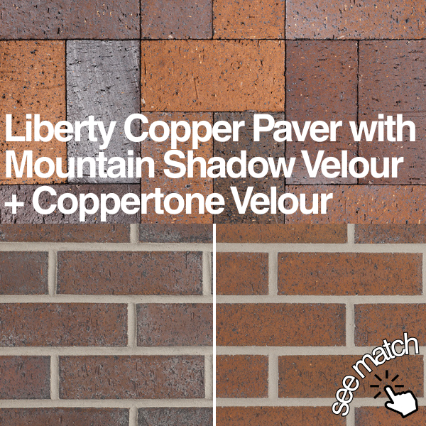 liberty copper and matching facebrick