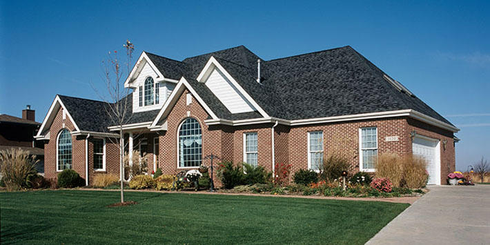 Brick Home with Cabernet