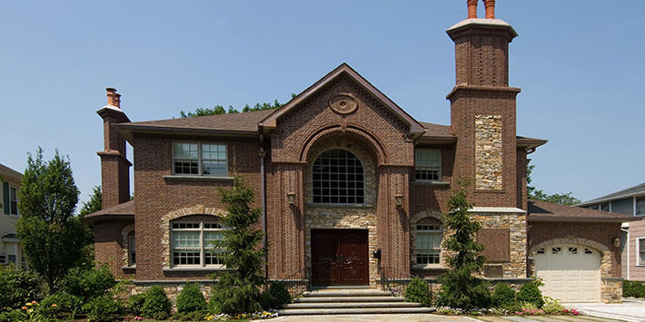 Brick Home with Brandywine Handmade