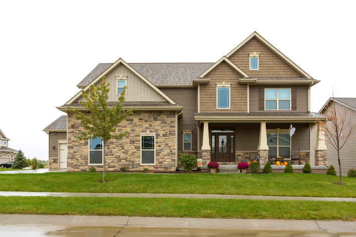 Stone Home with Allegheny Cut Cobble