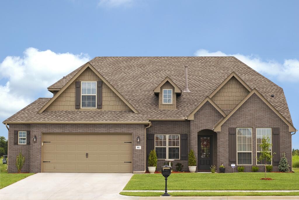 Brick Home with Grey Ash