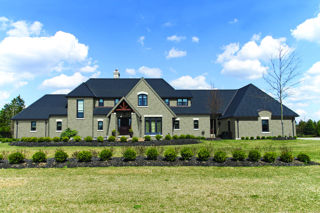 Brick Home with Stonewall