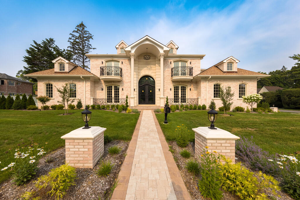 Brick Home with Colonial Rose