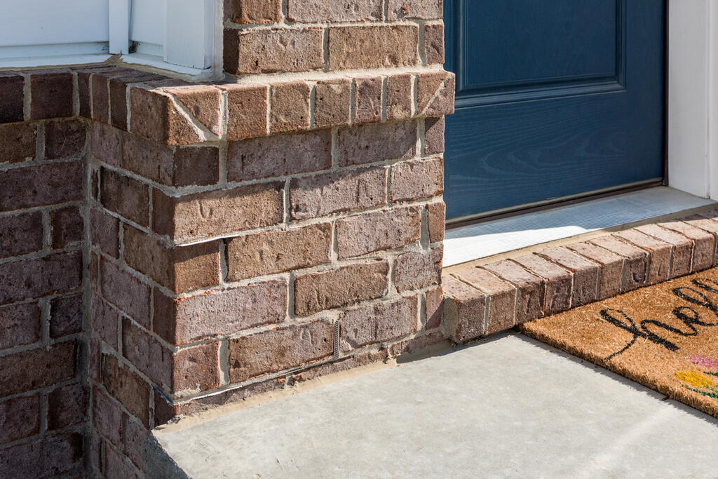 Brick Home with Grey Ash