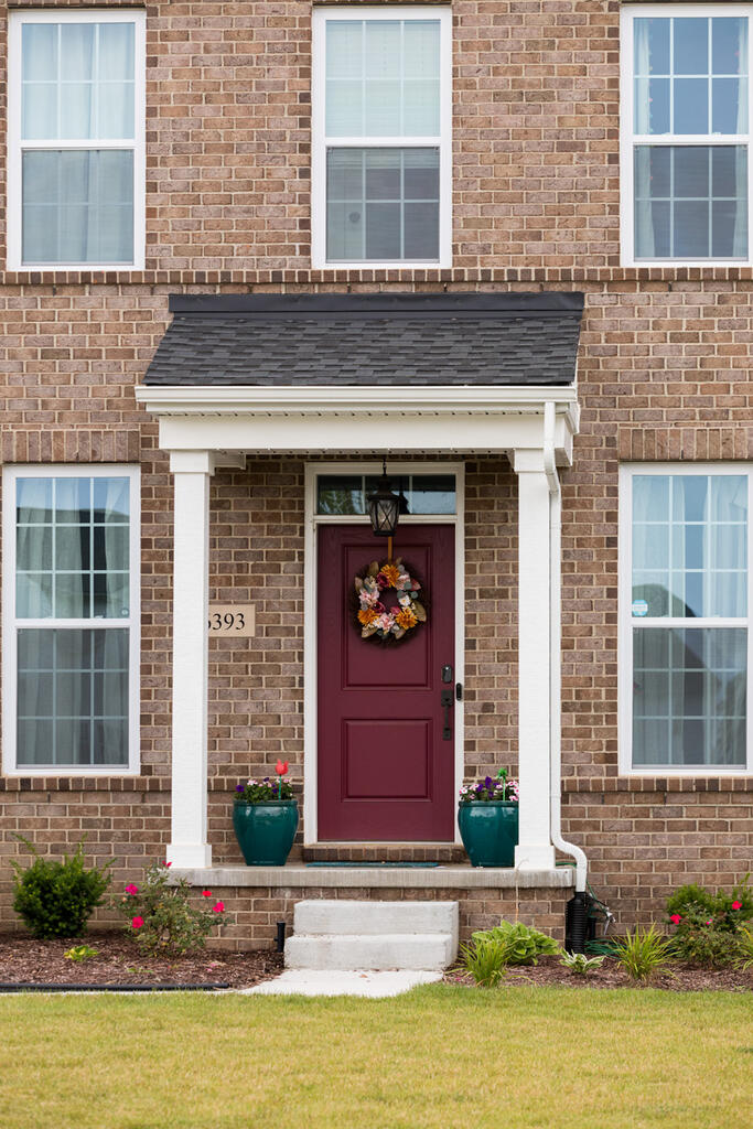 Brick Home with Grey Ash