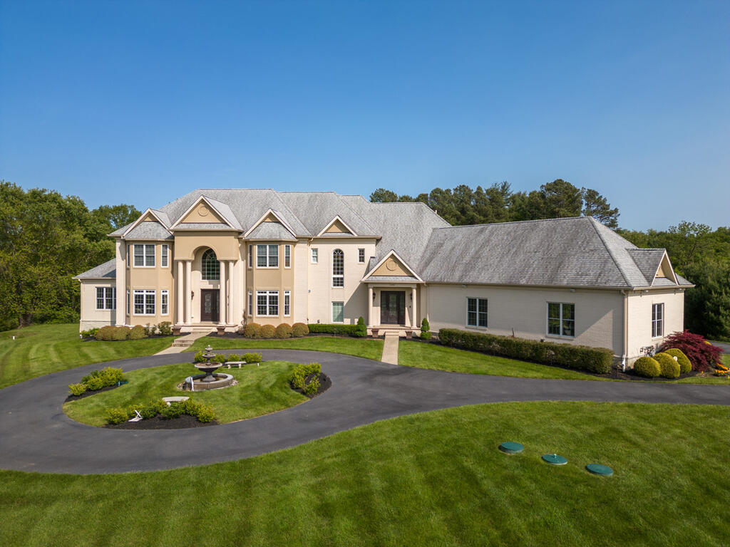 Brick Home with Whitehall