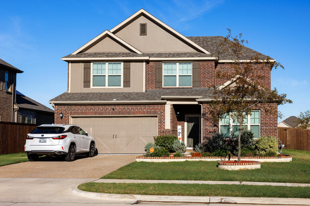 Brick Home with Tudor Williamsburg