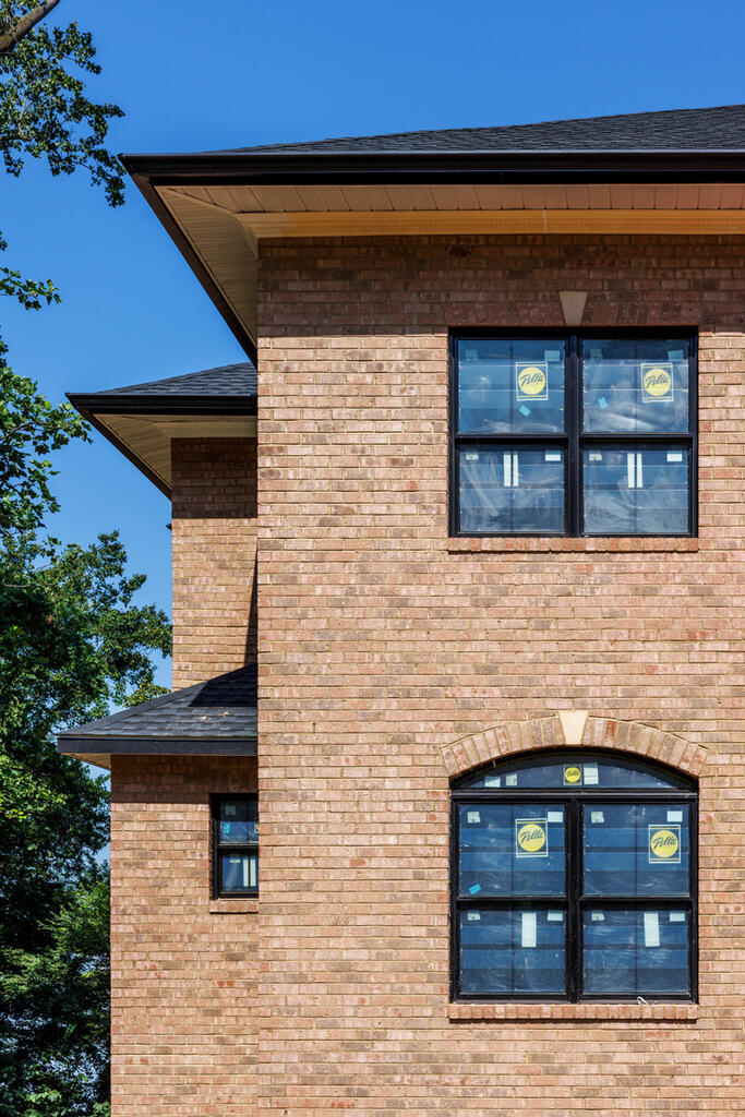 Brick Home with Santa Fe