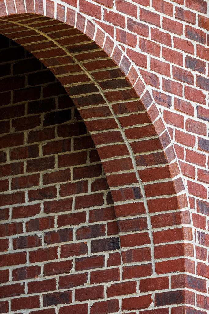 Brick Home with Tudor Williamsburg