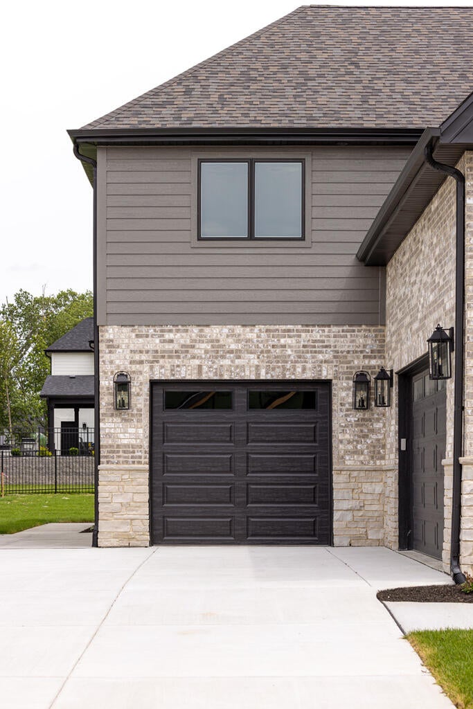 Brick Home with Aztec White