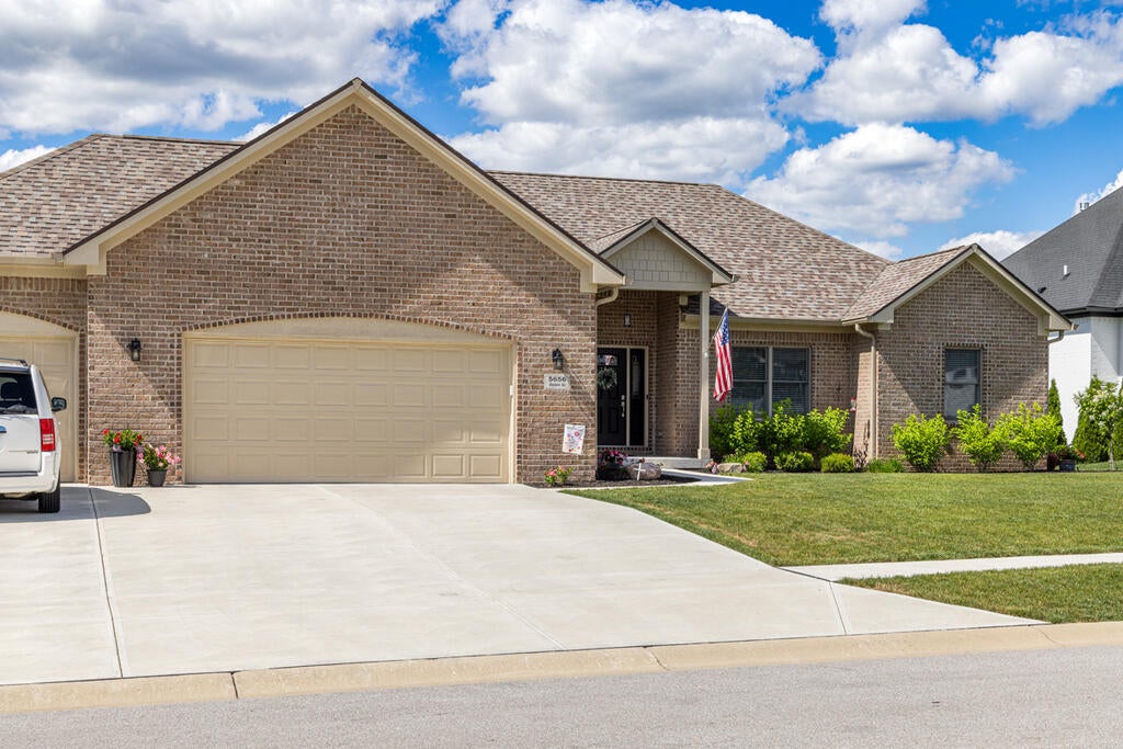 Brick Home with Grey Ash