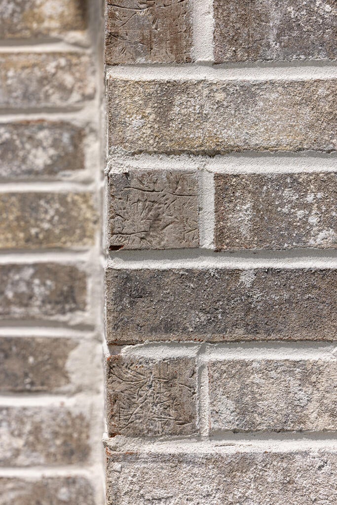 Brick Home with Aztec White