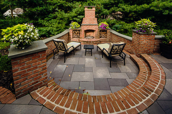 Brick Home with Monticello Handmade