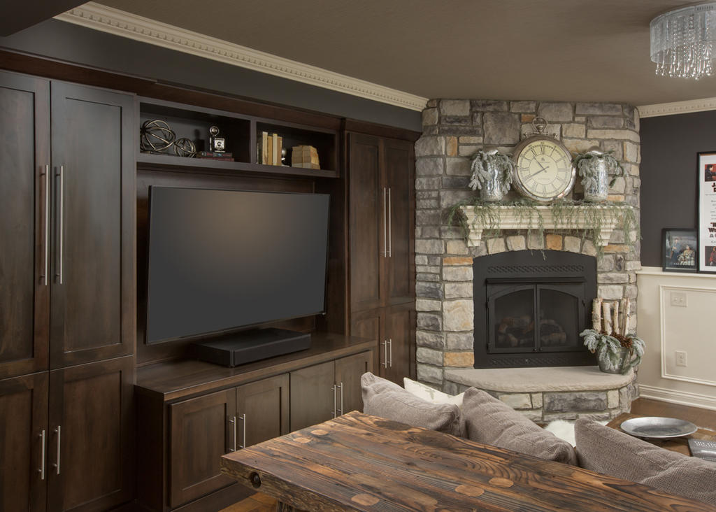 Stone Fireplace