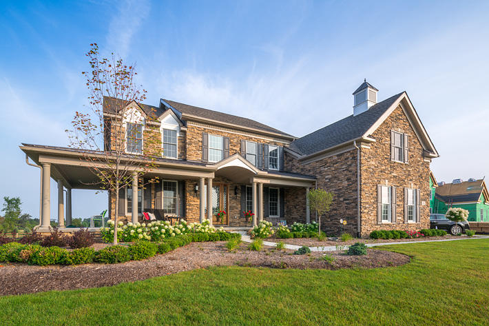 Stone Home with Ashford Ledgestone