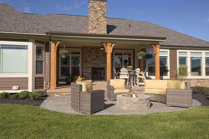 Stone Home with Ashford Ledgestone