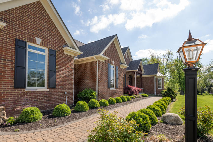 Brick Home with Scotch Tradition Handmade