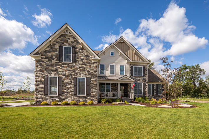 Stone Home with Chisel Gray Limestone