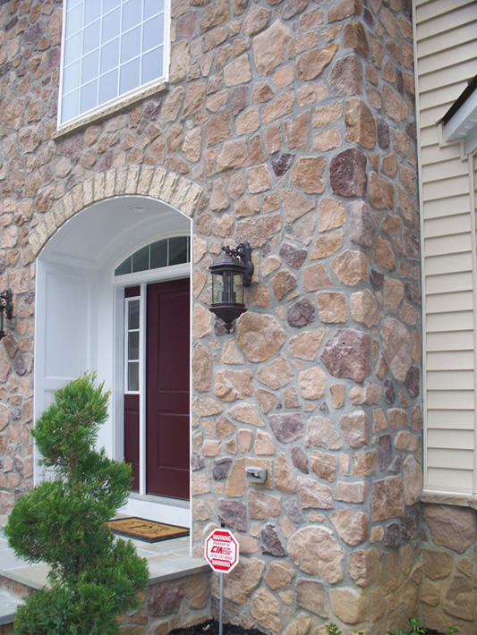 Stone Home with Sonoma Fieldstone