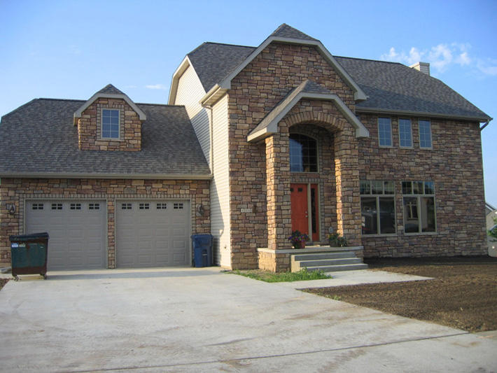 Stone Home with Allegheny Cut Cobble