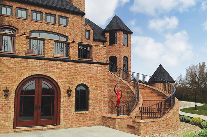 Brick Home with Cherry Lane Handmade