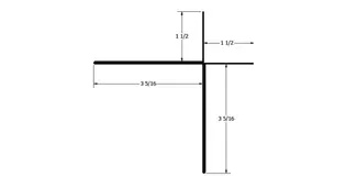 Inwards External Corner Trim - SK1N